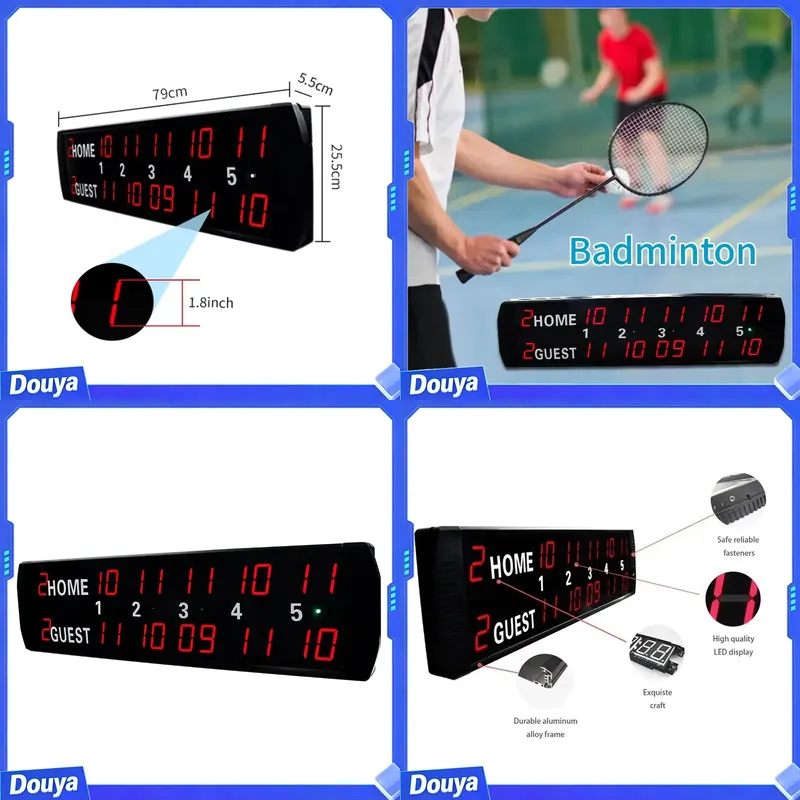 Table Tennis Scoring - YIZHI Tabellone Segnapunti Elettronico Digitale a