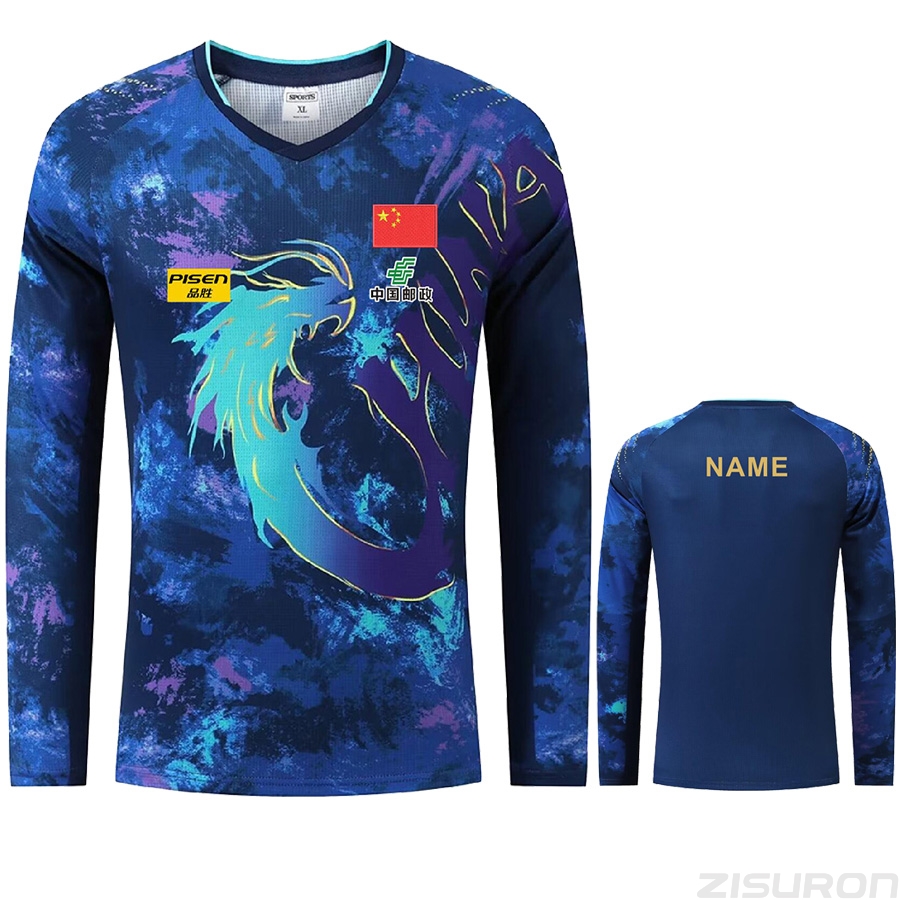 Table Tennis Championships - Logo con testo personalizzato CHINA Wang