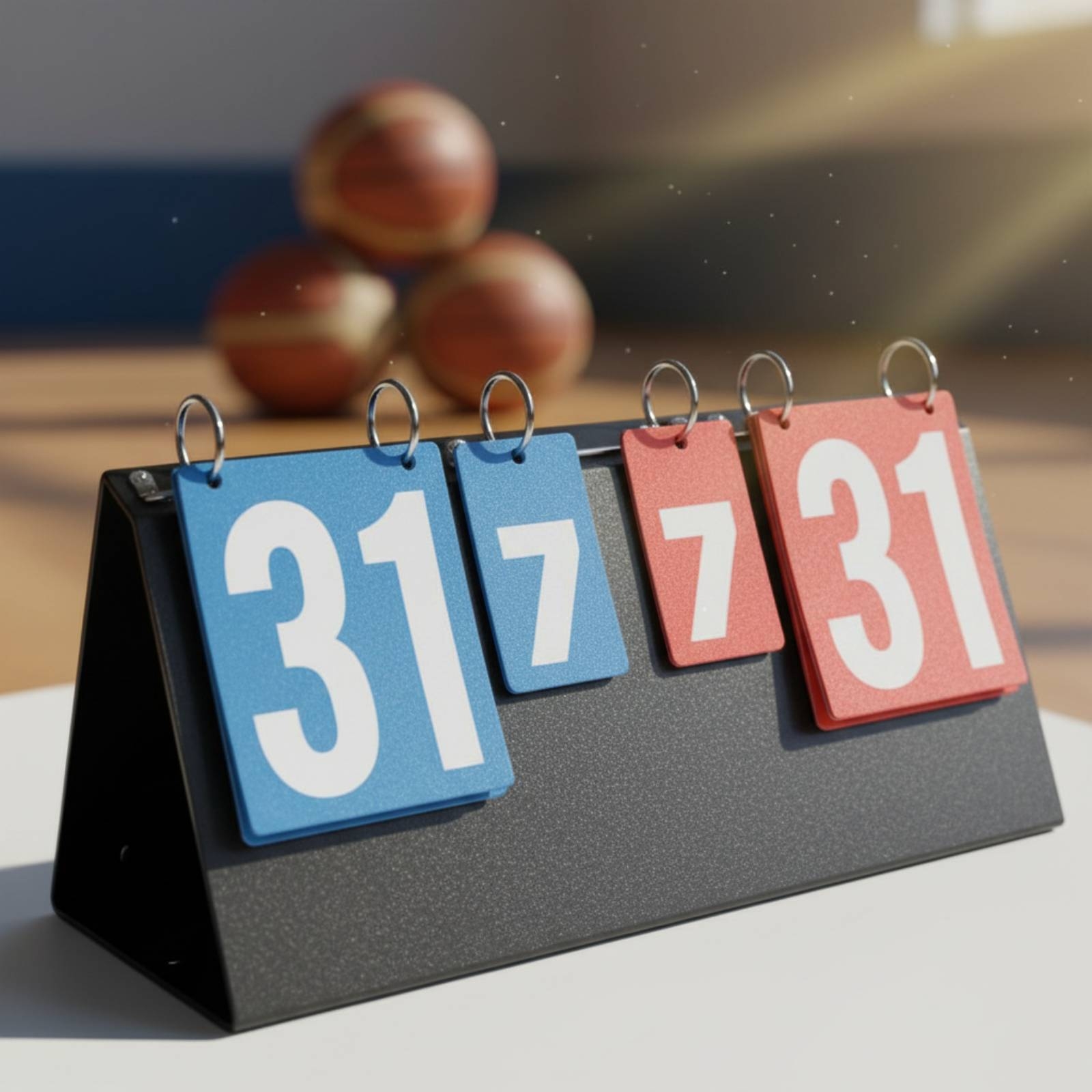 Table Tennis Scoring - Tabellone Segnapunti Portatile Multisport, Facile da