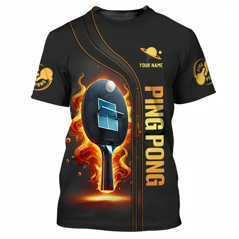 T-shirt modello ping pong per  - Table Tennis Name recensione e prezzo
