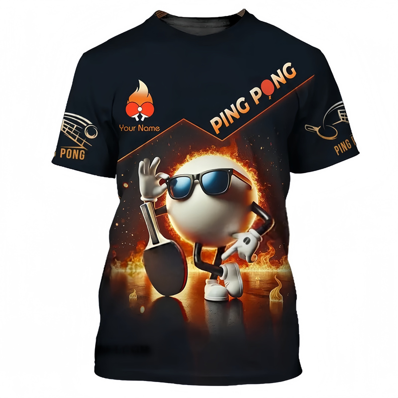 T-shirt modello ping pong per  - Table Tennis Name recensione e prezzo
